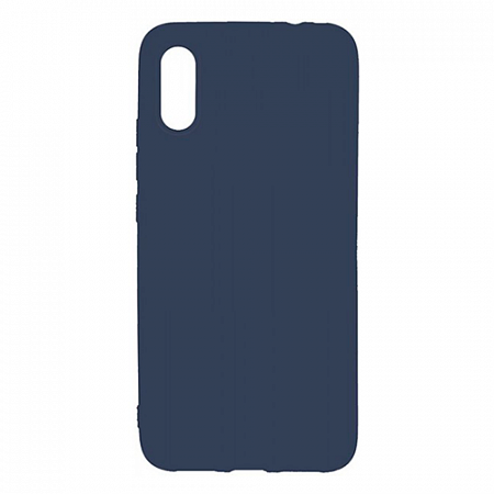 Накладка Silicone Case для Redmi 9A (Темно-синий)