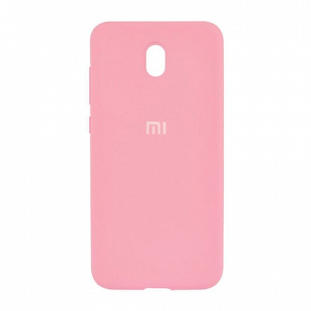 Накладка Silicone Case для Redmi 8A Розовый