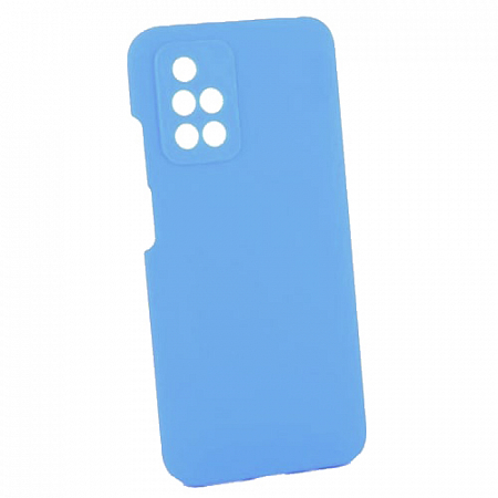 Накладка Silicone Case для Redmi 10 (Голубой)